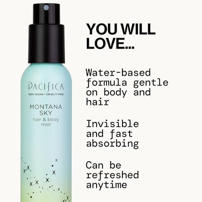 Pacifica Hair Mist & Body Spray - Montana Sky