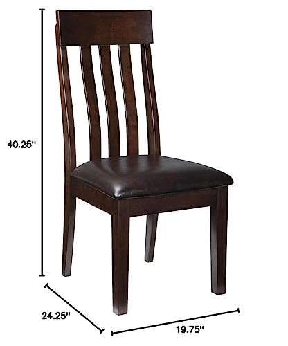 Ashley Haddigan Faux Leather Dining Chairs, 2 Count