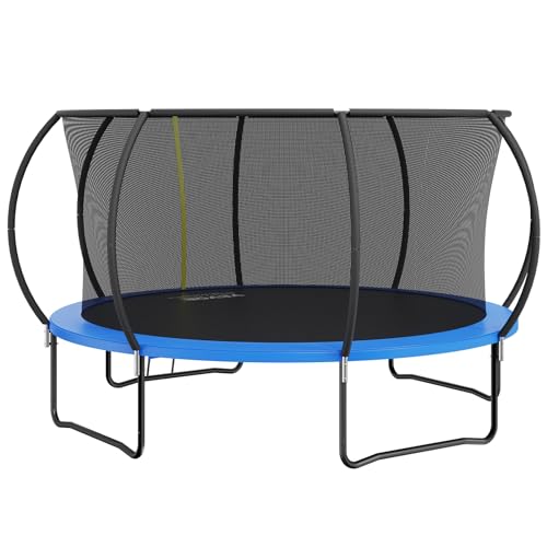 VEVOR 14FT Trampoline with Enclosure and Ladder