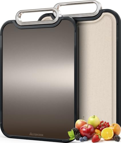 Astercook Titanium 2-in-1 Kitchen Cutting Board