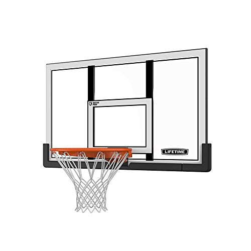 Lifetime 48-Inch Shatterproof Basketball Backboard Rim Combo