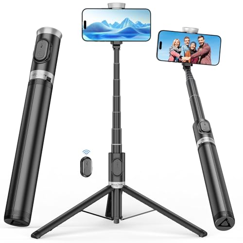67" Selfie Stick Tripod with Wireless Remote