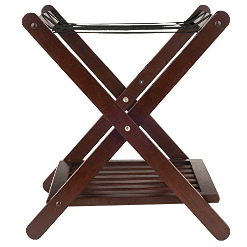 Winsome Luggage Rack with Storage Shelf