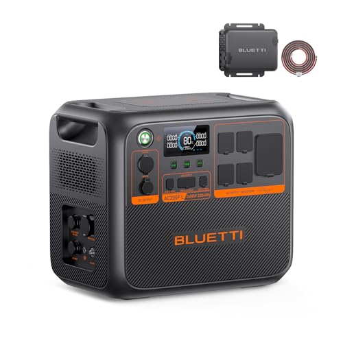 2304Wh BLUETTI Portable Power Station, Expandable Battery Backup