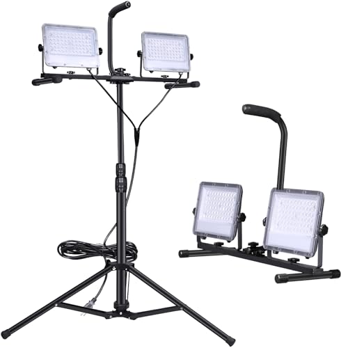 20V MAX Dual Head LED Work Light, 21000 Lumens