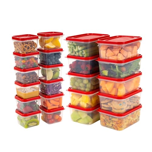 44 Piece Microwave Safe Food Storage Containers Set