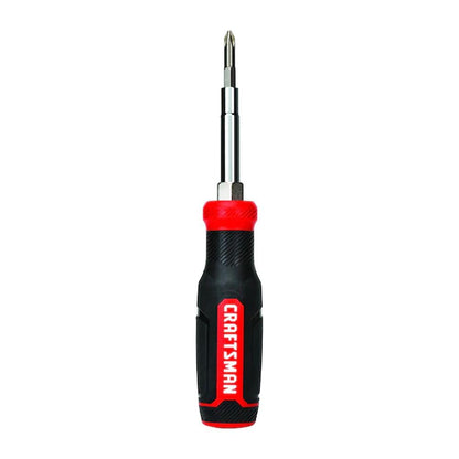 CRAFTSMAN Screwdriver with 6 Multi-Bits Storage