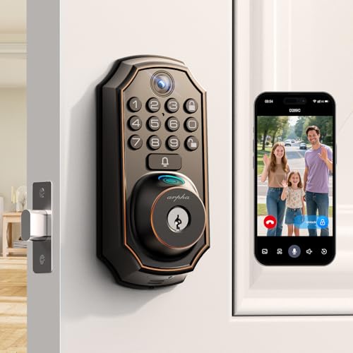 WiFi Smart Video Door Lock with Camera Keypad