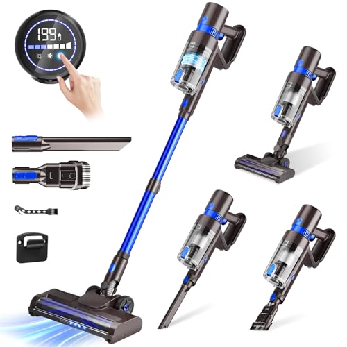 Cordless Stick Vacuum Cleaner, 550W 45KPA Rechargeable