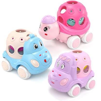 Push and Go Toy Cars for Toddlers 1-3