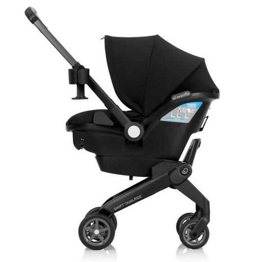 Evenflo Shyft DualRide Infant Car Seat and Stroller Combo (Bryson Blue)