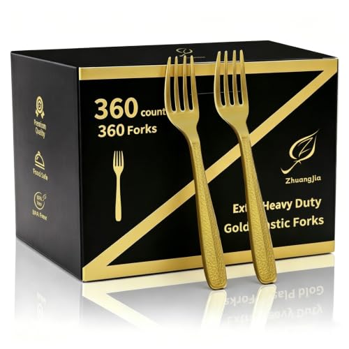 360 Count Heavy Duty Disposable Plastic Forks