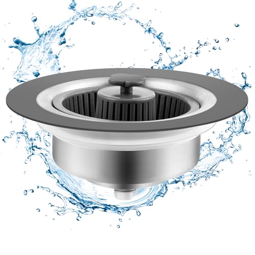 1 Pack Kitchen Sink Stopper and Strainer Combo