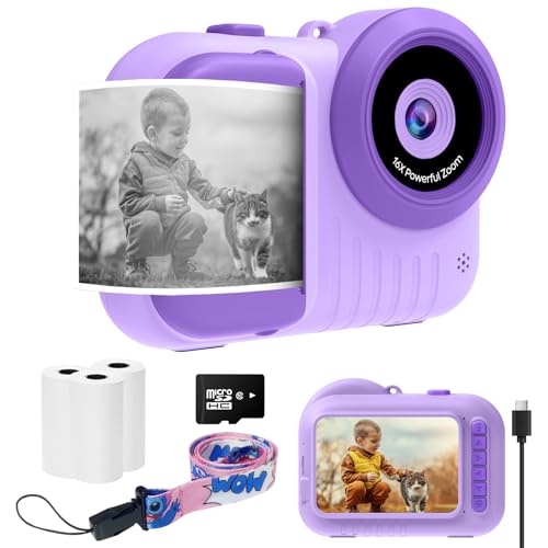 Kids Instant Print Camera 3.5 Inch for Children