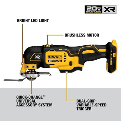 DEWALT 20V MAX Power Tool Combo Kit, 10-Tool Cordless Power Tool Set with 2 Batteries and Charger (DCK1020D2)