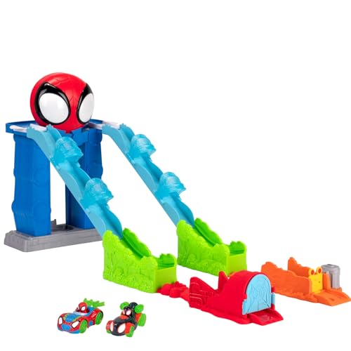 Marvel Spidey Mega Jump HQ Dual Race Track Set