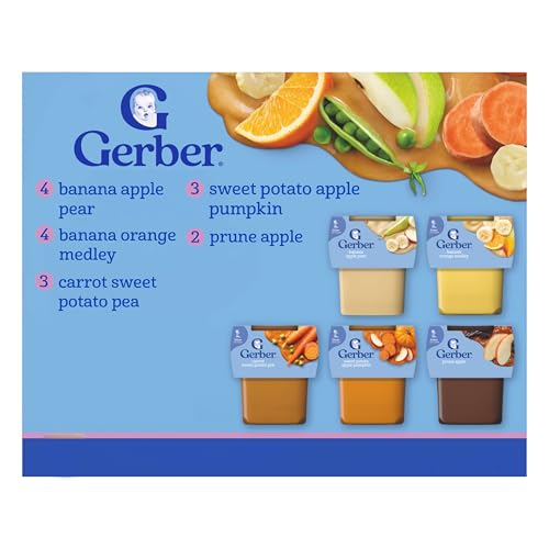 32 Pack Gerber Stage 2 Super Blend Baby Food (OU)
