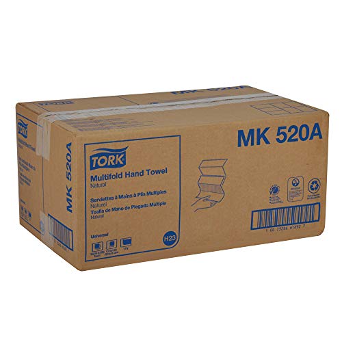 Tork Multifold Recycled Hand Towels, 250 Sheets