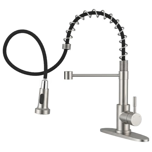 Pull Down High Arc Single Handle Kitchen Faucet