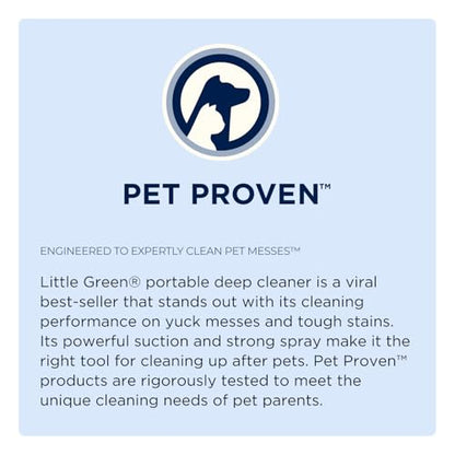 BISSELL Little Green Multi-Purpose Portable Carpet and Upholstery Cleaner, Car and Auto Detailer, with Exclusive Specialty Tools, Green, 1400B