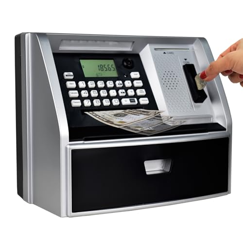Electronic ATM Piggy Bank with Coin Counter