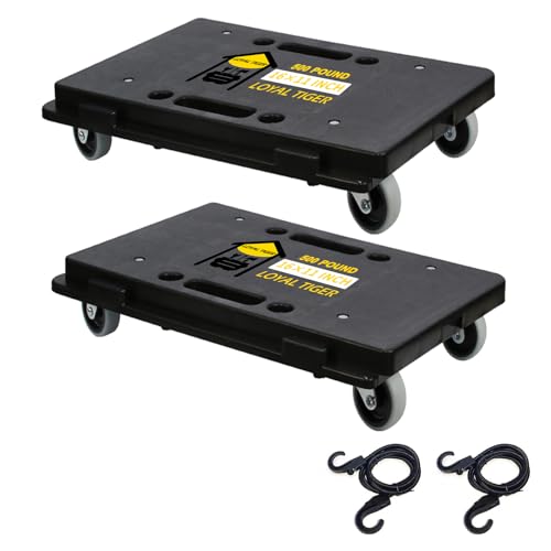 2 Pack 500lbs Capacity Moving Furniture Dolly