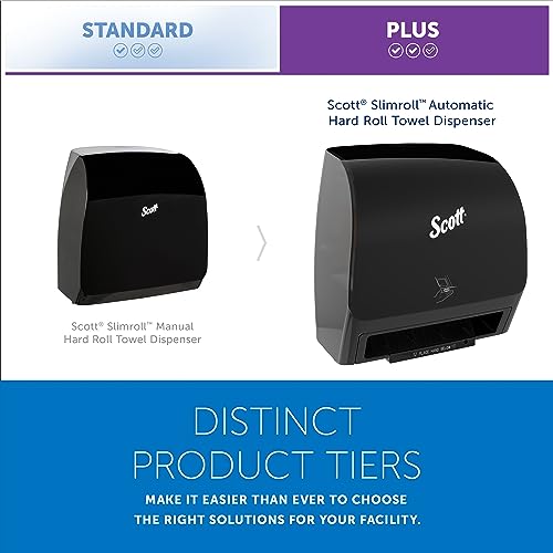 Scott Slimroll Towel Dispenser, Black, Automatic