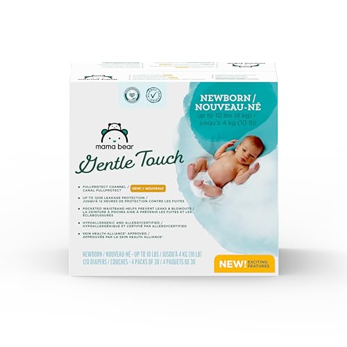 120 Count Gentle Touch Baby Diapers Newborn Disposable