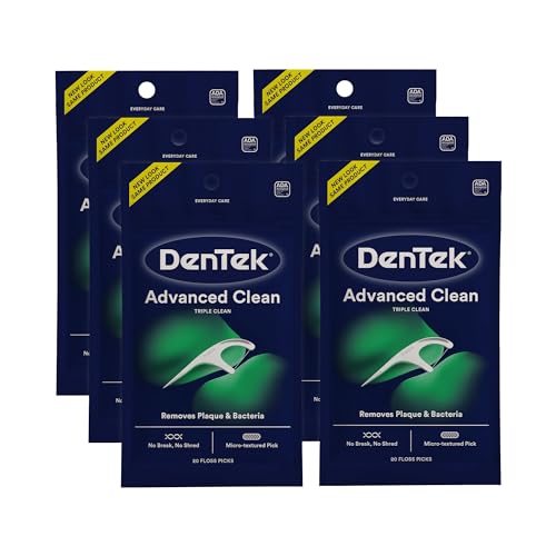 20 Count DenTek Floss Picks - No Break, No Shred