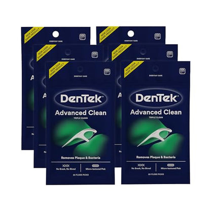 20 Count DenTek Floss Picks - No Break, No Shred