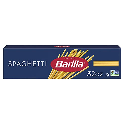 32 oz Barilla Spaghetti Pasta, Non-GMO Durum Wheat