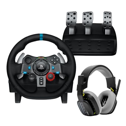Logitech G29 Racing Wheel With Pedals and Headset