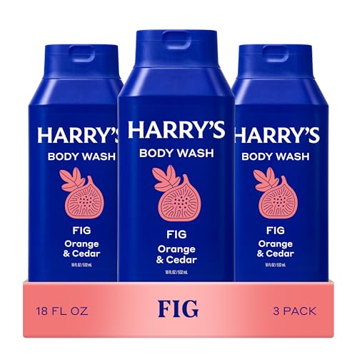 3 Pack Harry's Fig Body Wash 18 fl oz