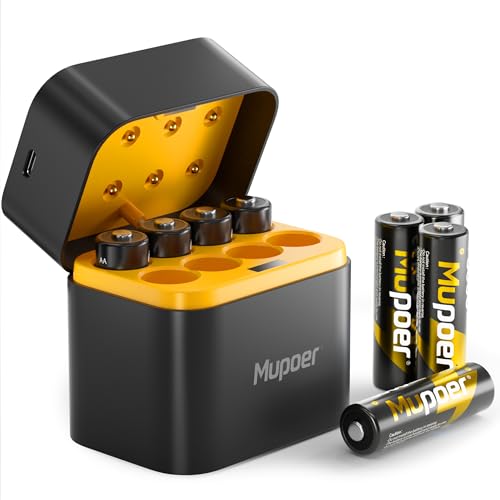 8 Pack Rechargeable AA Lithium Batteries 1.5V High Capacity