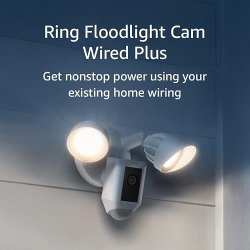 Ring Floodlight Cam Wired with 1080p Video