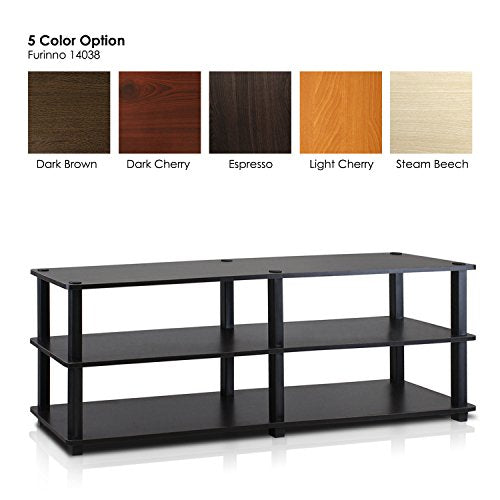 Furinno 3-Tier Wide Shoe Storage Rack, Espresso