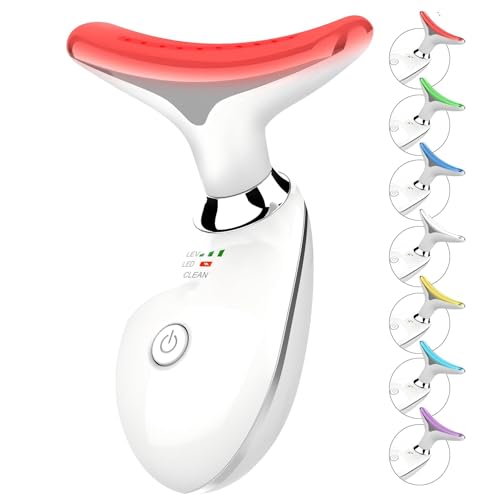 LED Red Light Face and Neck Massager