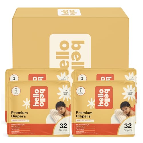 128 Count Hello Bello Hypoallergenic Baby Diapers