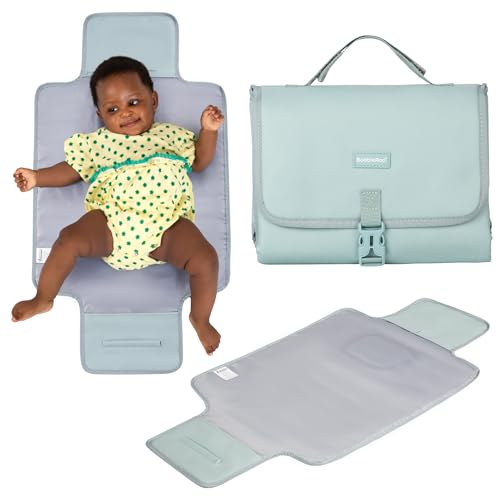 Get 2 For The Price Of 1! Portable Baby Changing Pad with Pockets and Head Support