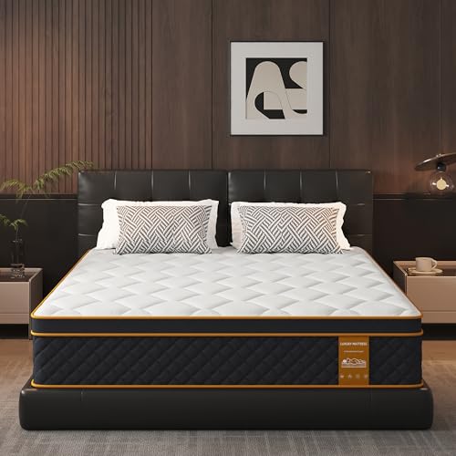 10 Inch Memory Foam Hybrid Queen Mattress, Medium Firm