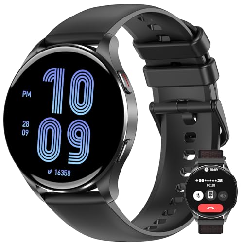 2 Straps Smart Watch Fitness Tracker with Calls