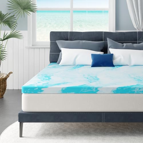 Queen 2-Inch Gel Memory Foam Mattress Topper