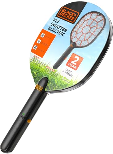 BLACK+DECKER Electric Bug Zapper Racket Fly Swatter