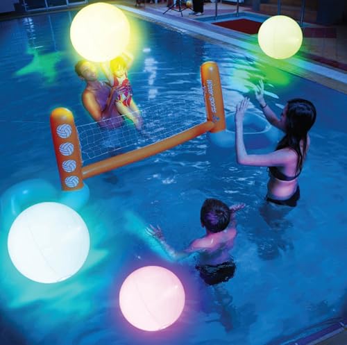 4 Pack Light Up LED Inflatable Beach Balls