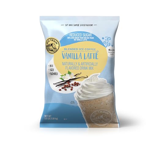 3.5 lb Big Train Reduced Sugar Vanilla Latte Mix