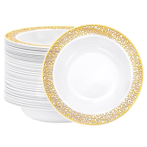 100 Count 12 oz Heavy Duty Plastic Bowls