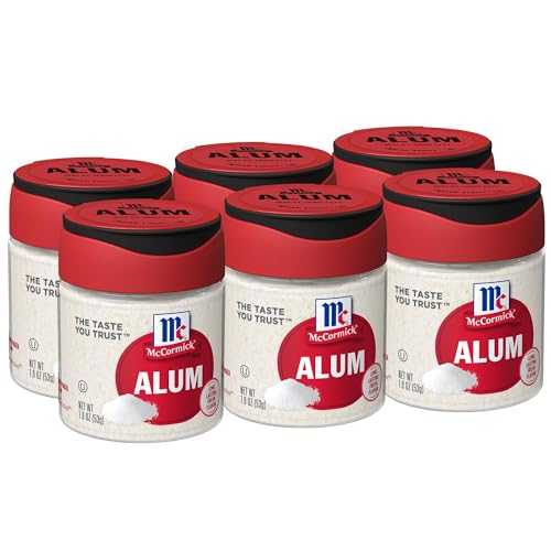6 Pack McCormick Alum Powder 1.9 oz Jars