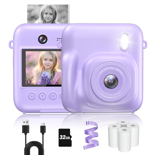 48MP Instant Print Camera for Kids