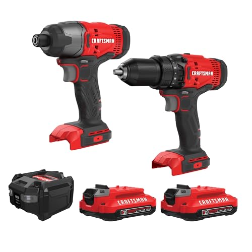 CRAFTSMAN 20V Cordless Drill and Impact Driver Kit