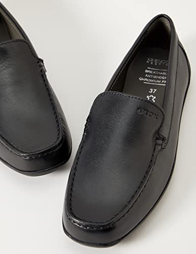 Geox New Fast BOY 2 Moccasin, Newfastboy 2-Black, 12 Little Kid